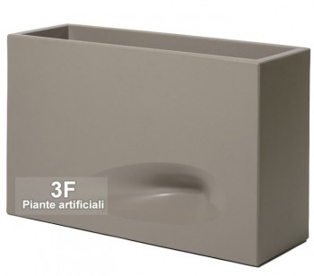 3F Piante Artificiali - PT - Cassetta Mod'o 50 Grigio Tortora